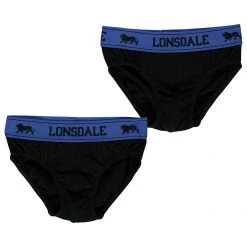 Lonsdale Sales Store 65 Lonsdale 2 Pack Briefs Junior Boys