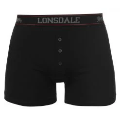 Lonsdale 2 Pack Boxers Mens 11 Lonsdale 2 Pack Boxers Mens -LONSDALE Sales 42201303 xxl a10