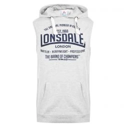 Lonsdale Box Sleeveless Hoodie Mens