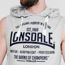 Lonsdale Box Sleeveless Hoodie Mens -LONSDALE Sales 63224725 xxl a3