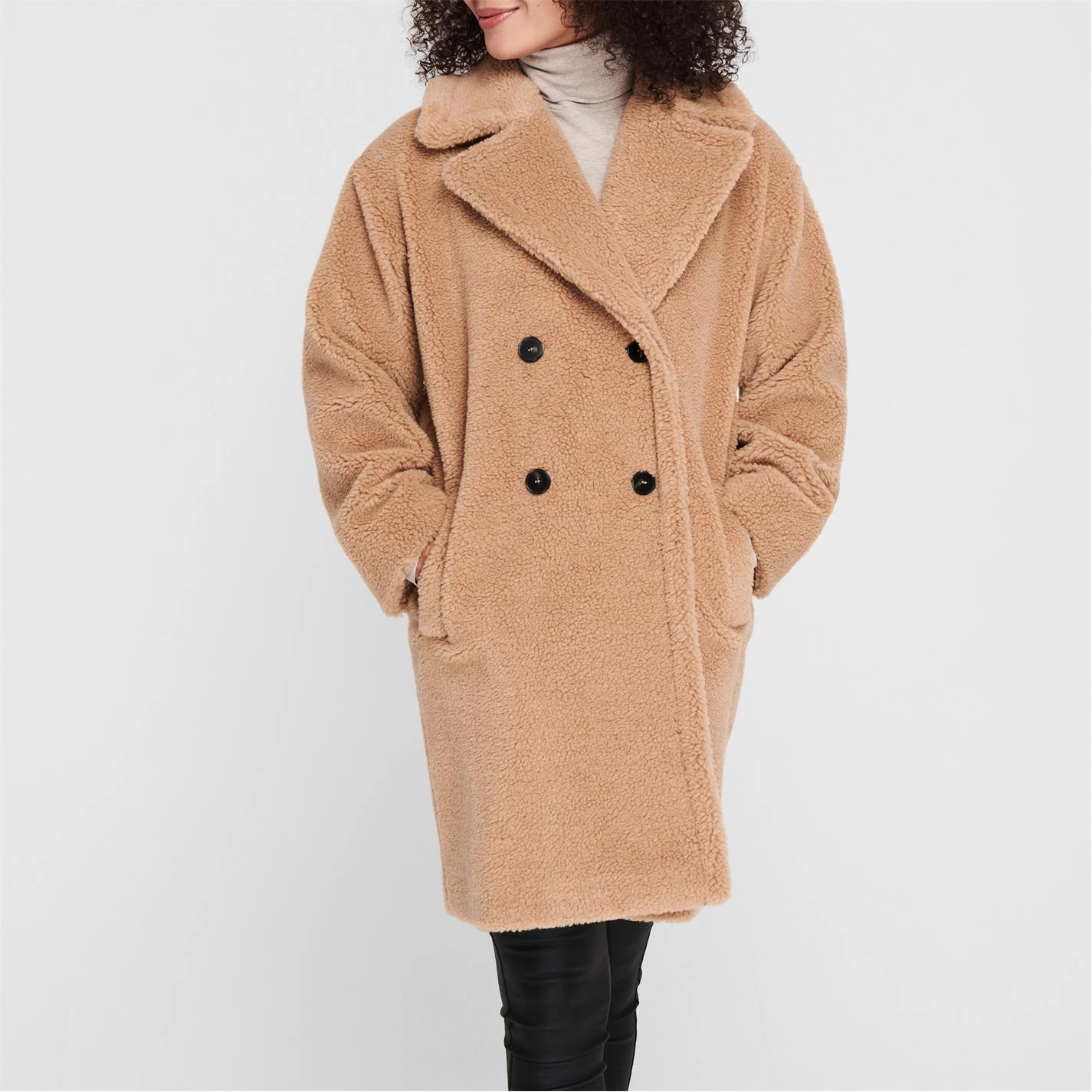 Marella Faux Fur Teddy Coat 4 Marella Faux Fur Teddy Coat - Image 2