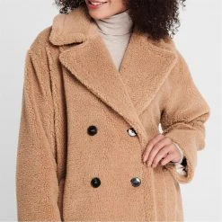 Marella Faux Fur Teddy Coat 12 Marella Faux Fur Teddy Coat -LONSDALE Sales 66646004 xxl a3